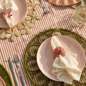 Pink Toquilla Wavy Fan