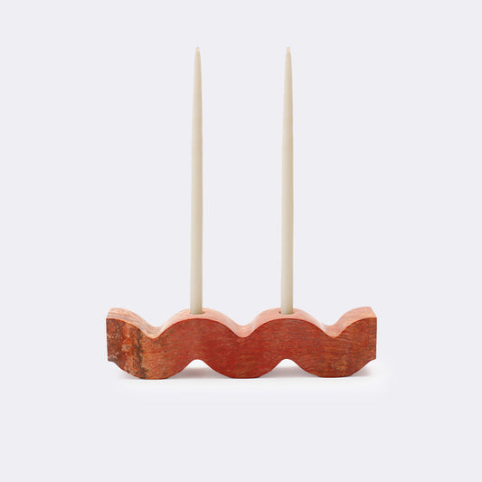Jasper Wavy Candelabra