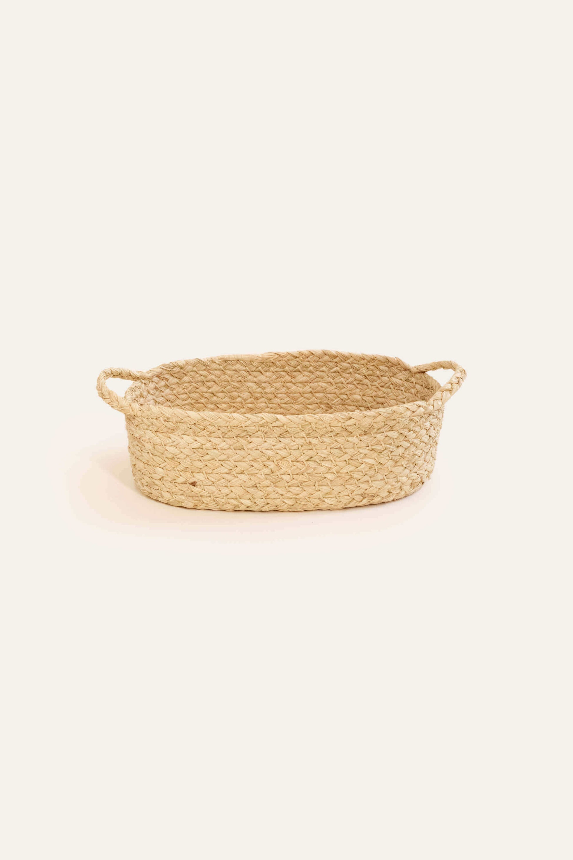Nesting Braided Raffia Trays - Set of 3