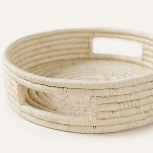 Small Raffia Woven Tray