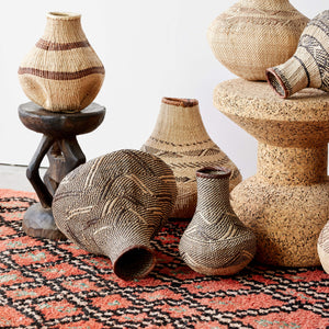 Patterned Binga Nongo Gourd Woven Basket
