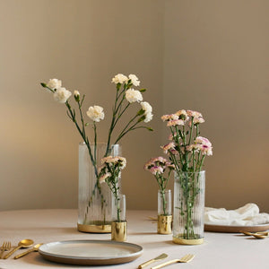Medium Fluted Glass Vase