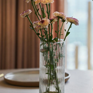 Medium Fluted Glass Vase