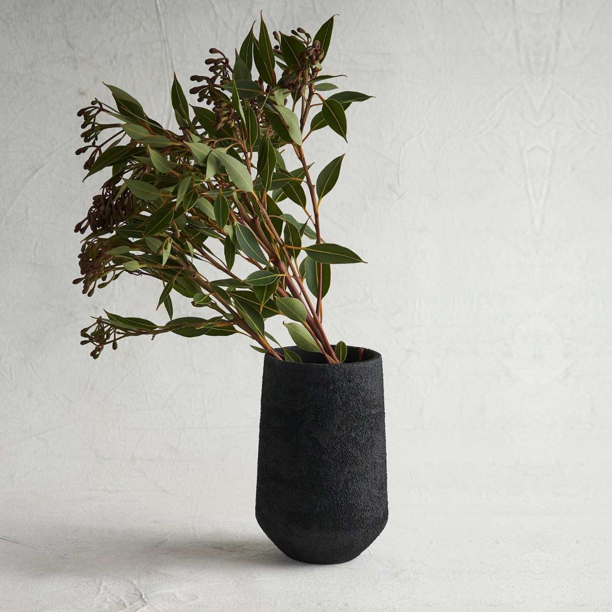 Black Lava Vase