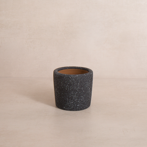 Black Speckle Terracotta Planter
